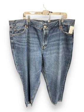 Jeans Straight By Old Navy In Blue Denim, Size: 20 Strong Edge Simple Fashion