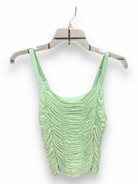 Relaxed Jeans Top Sleeveless By Torrid In Green, Size: L