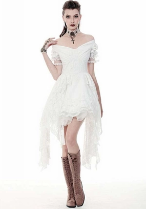 Arabella Steampunk [White] | DRESS Water-resistant Stylish Look