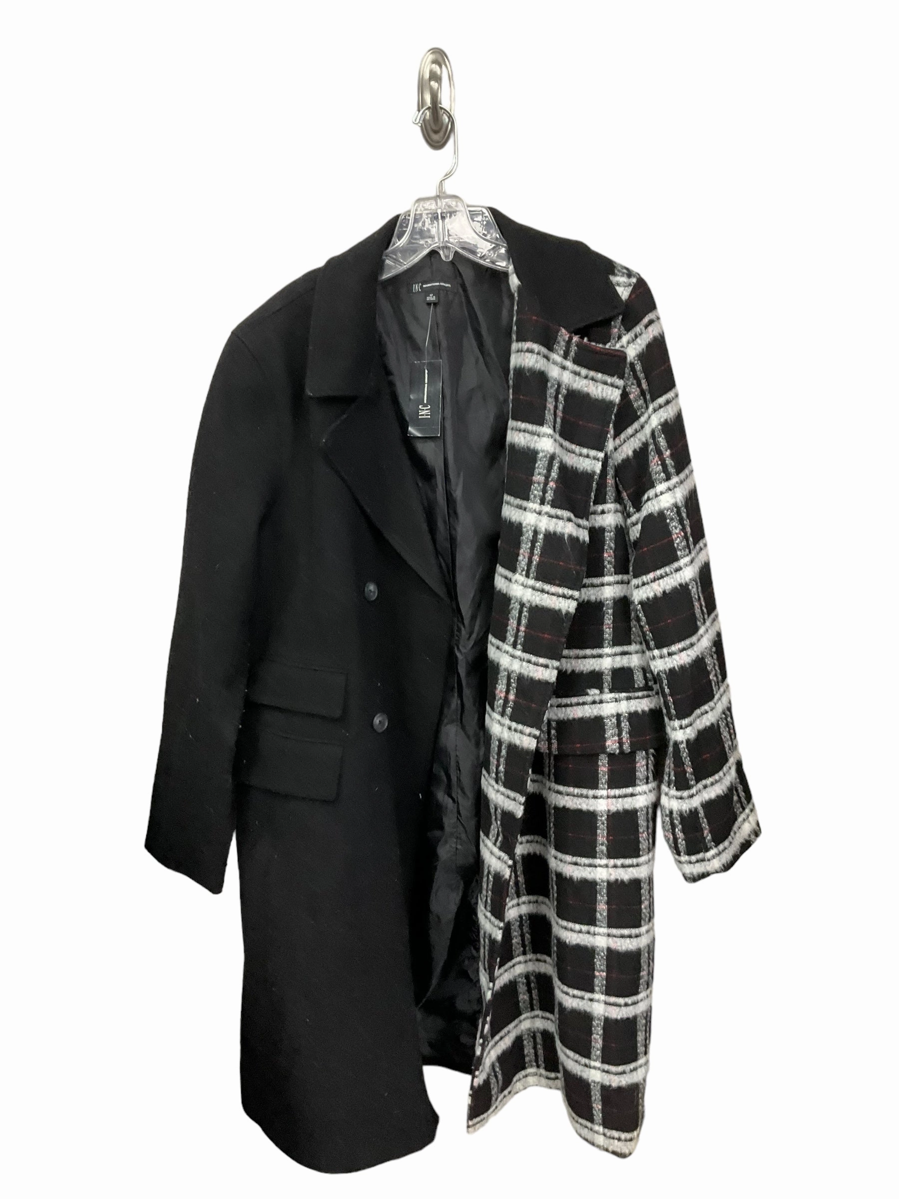 Coat Wool By Inc In Black, Size: M Beauty Glow Elegant Tunic