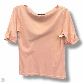 Art Core SeamFreeEngineering Top Short Sleeve Basic By Lauren By Ralph Lauren In Peach, Size: S