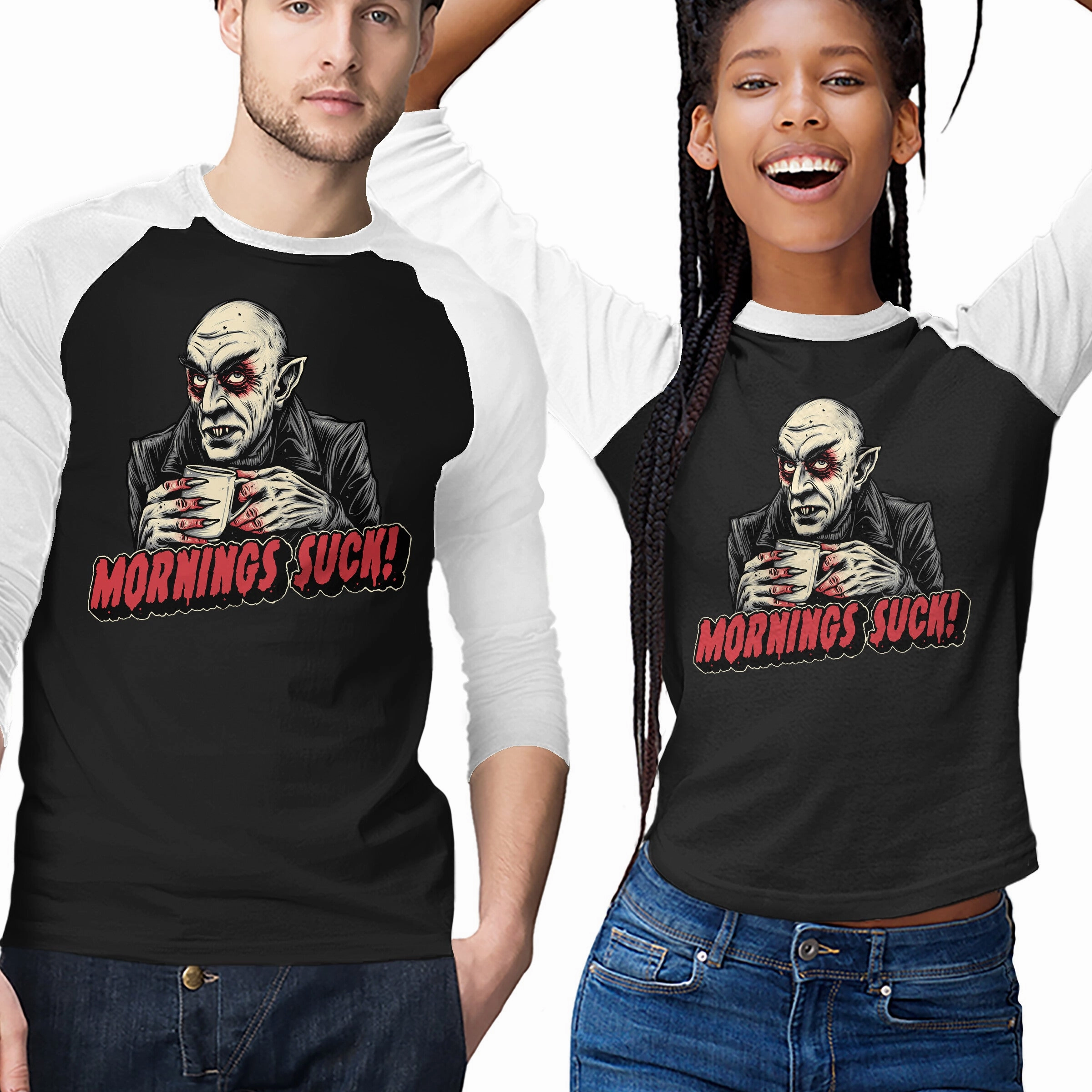 Mornings Are Sucky Garment Dyed Finish Non Iron Finish