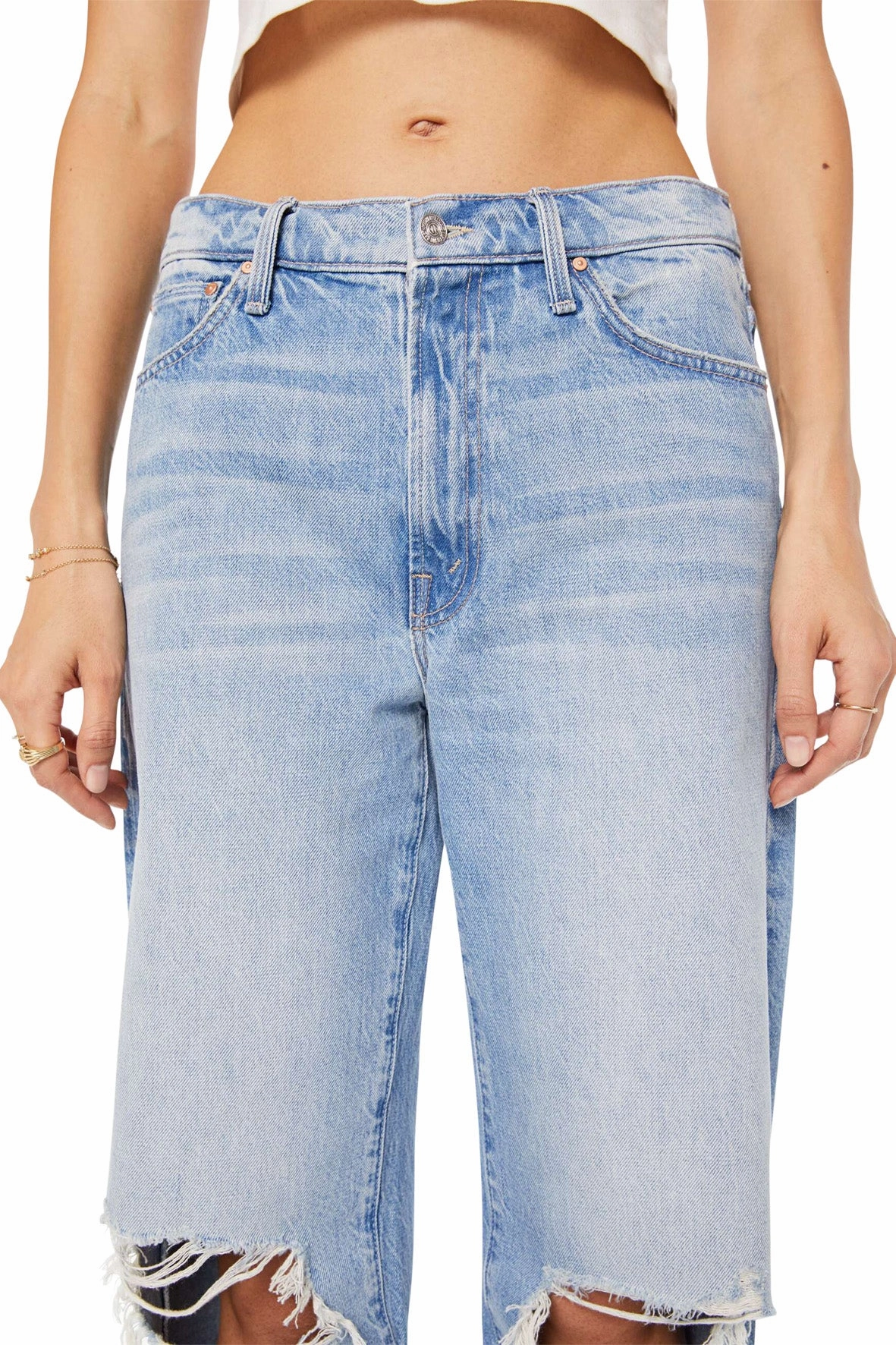 MOTHER Denim Dodger Sneak in Floral Frenzy Smart Utility