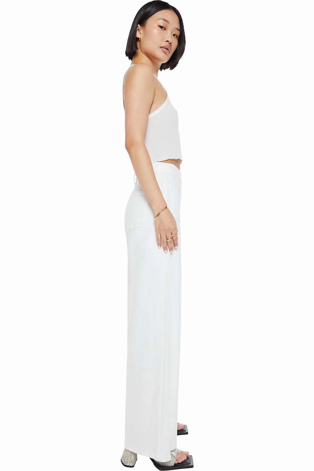 Active Fit MOTHER Denim Lil Patch Pocket Undercover Sneak in Fairest of Them All