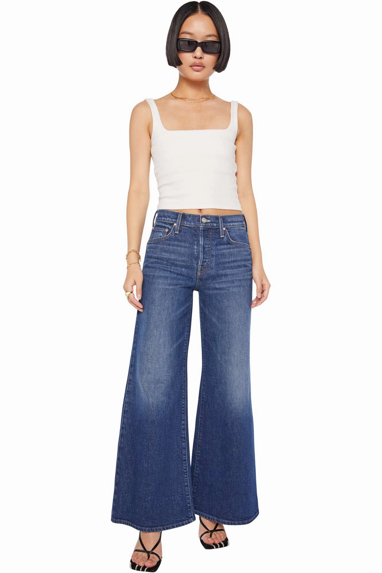 MOTHER Denim Lil Tomcat Roller Skimp in Perfectly Imperfect Sleek Fit