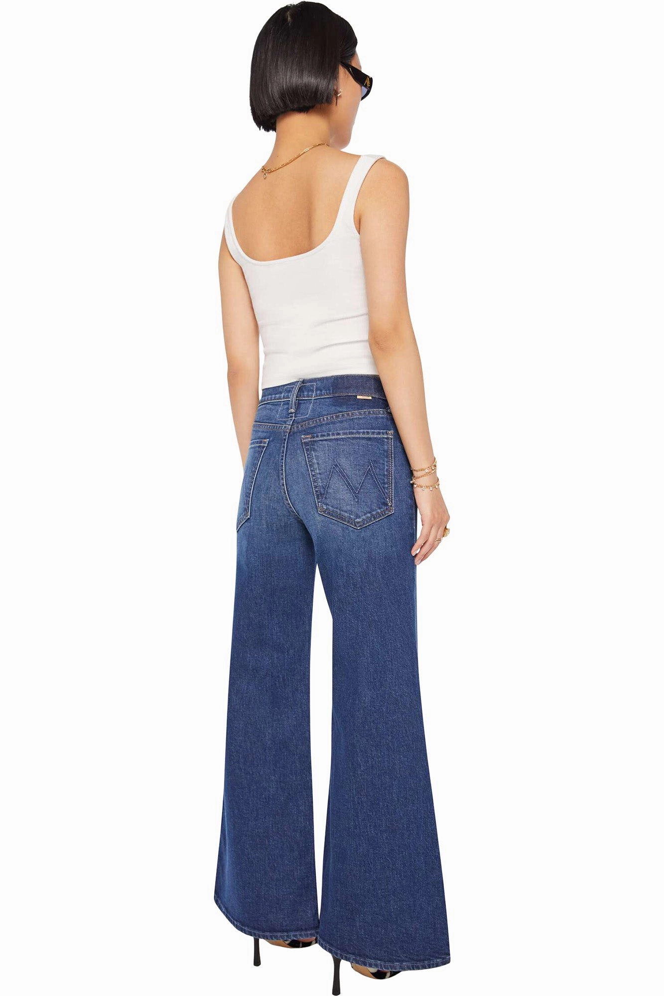 Stylish Waistband All-day Comfort MOTHER Denim Lil Tomcat Roller Skimp in Perfectly Imperfect
