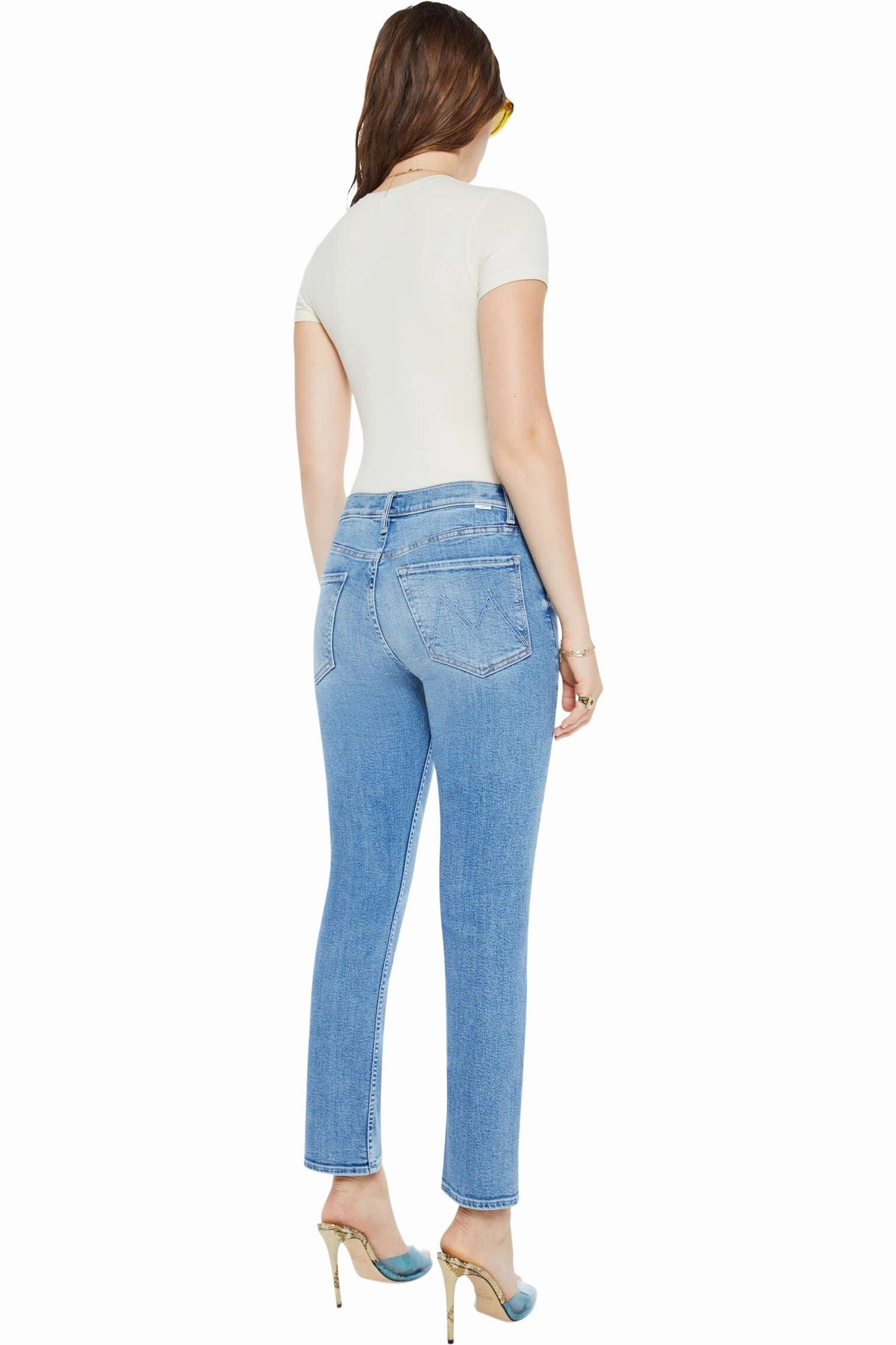 Style Daily Stretch Holiday Vibes Streetwear Fan MOTHER Denim Tomcat Flood in Tasty Waves