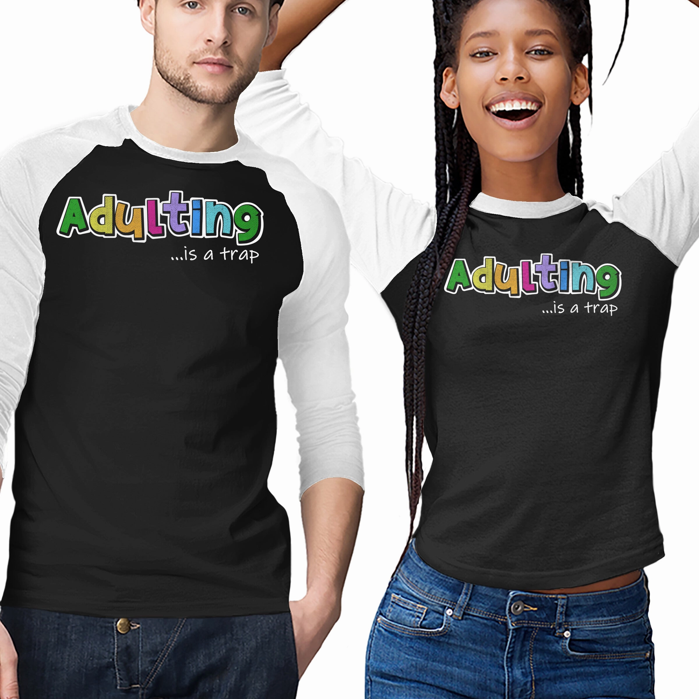 Adulting Is A Trap Active Layer Fit SeamlessConstruction