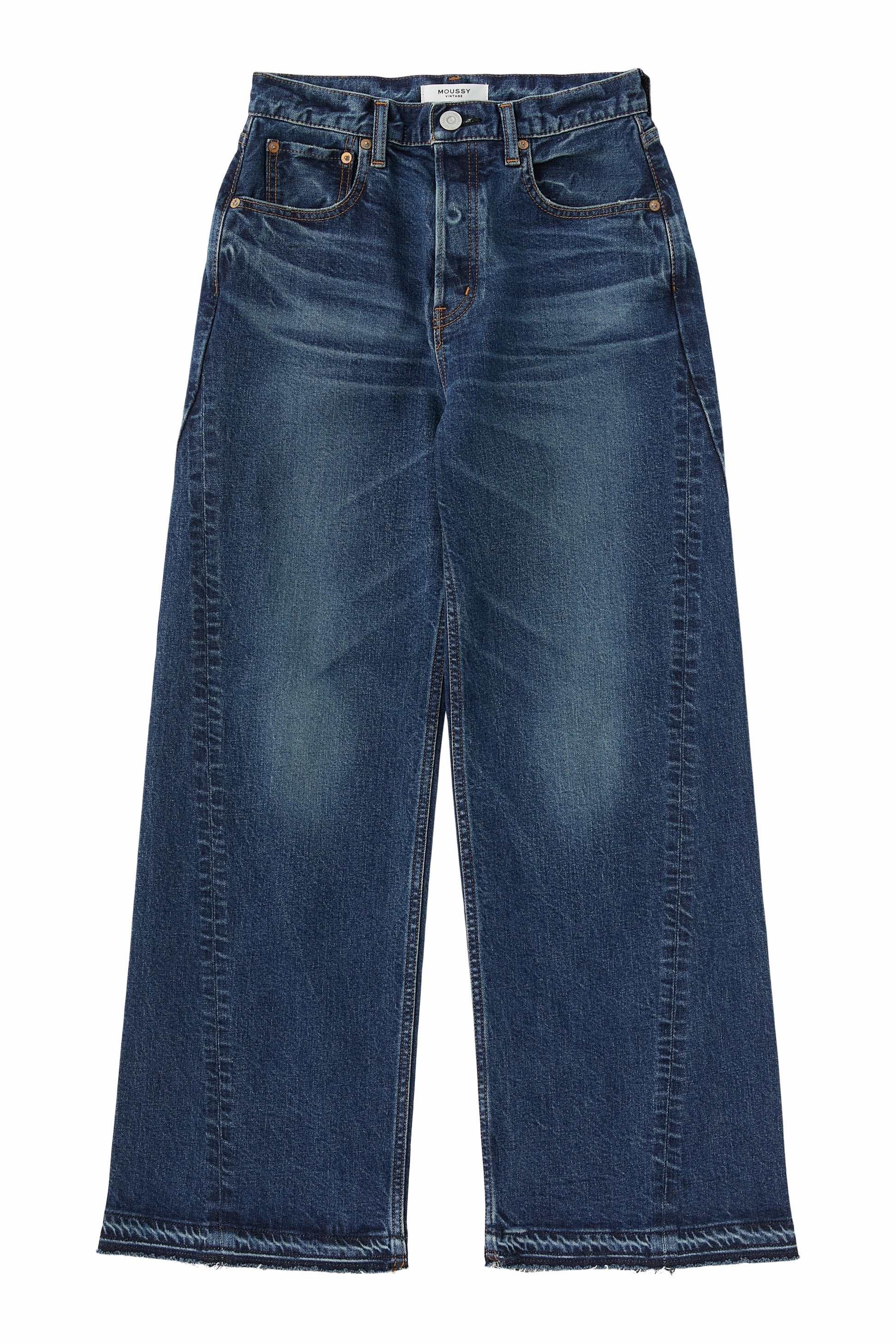 Moussy Denim Espanola Wide Jeans in Blue Tailored Comfort
