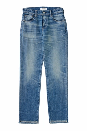 Chill Comfort Party Look Earthy Moussy Denim Hammels Slim Straight in Light Blue