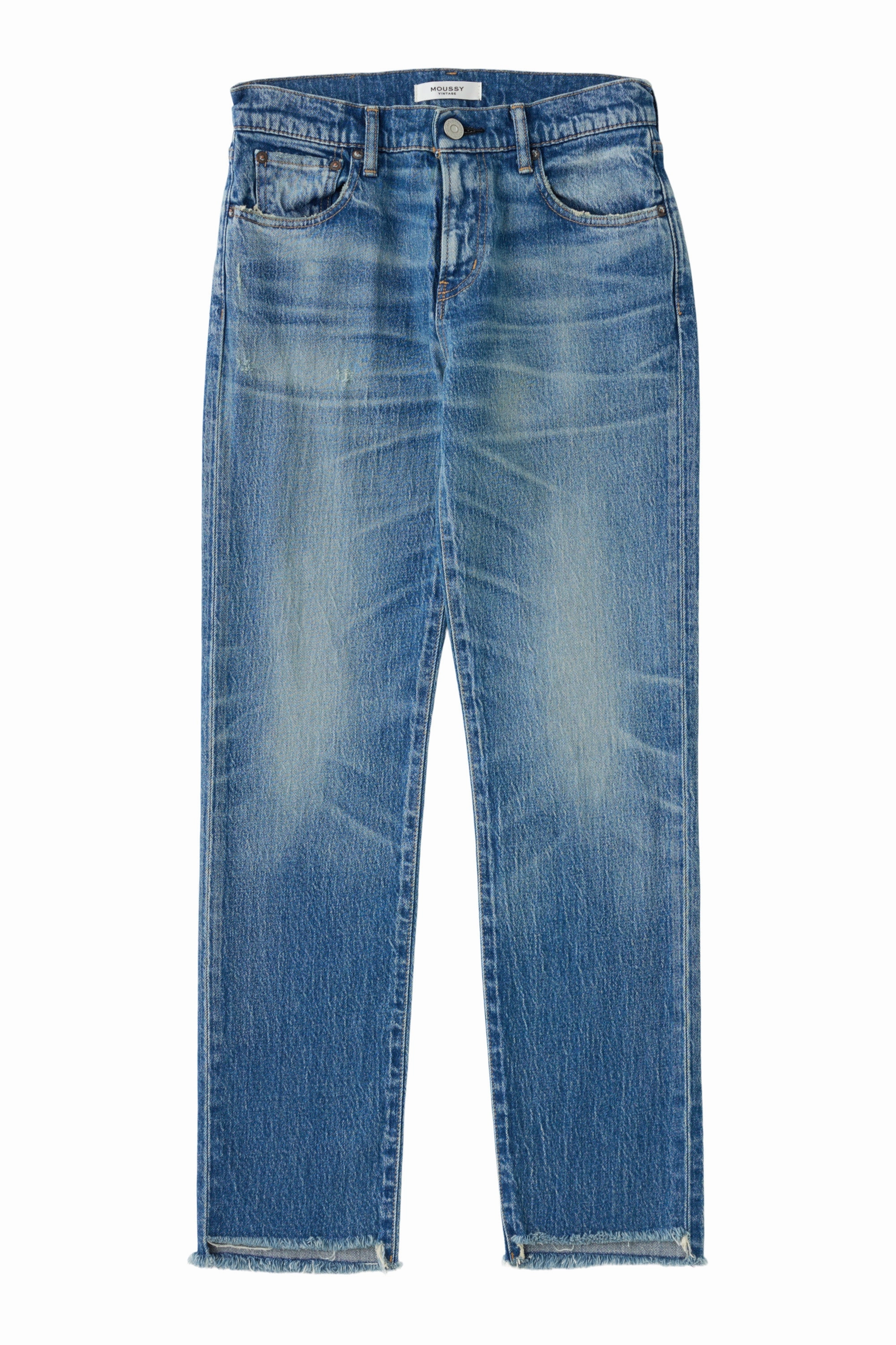 Chill Comfort Party Look Earthy Moussy Denim Hammels Slim Straight in Light Blue