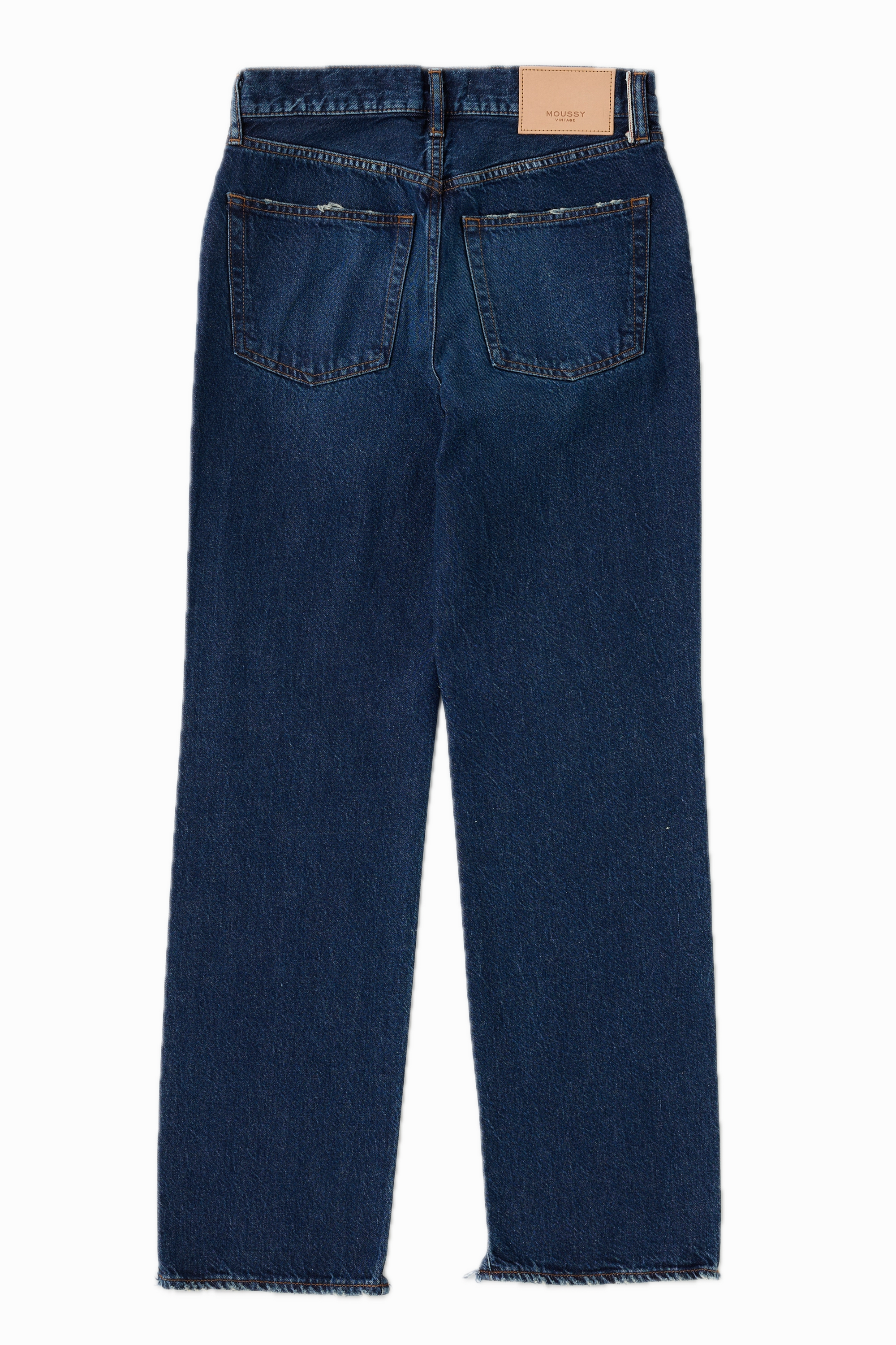 Weekend Vibes Moussy Denim Medley Straight in Dark Blue