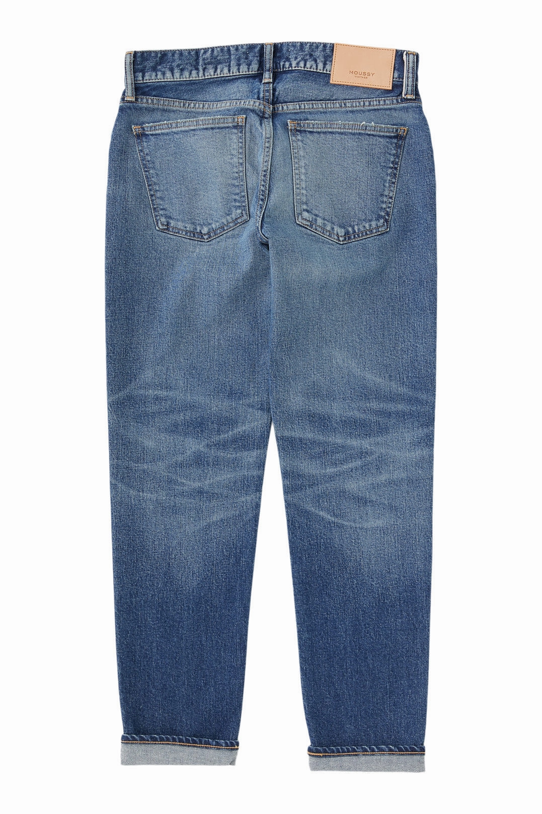 Moussy Denim Saddlebrook Tapered Jeans in Blue Dynamic Style Easy Outfit