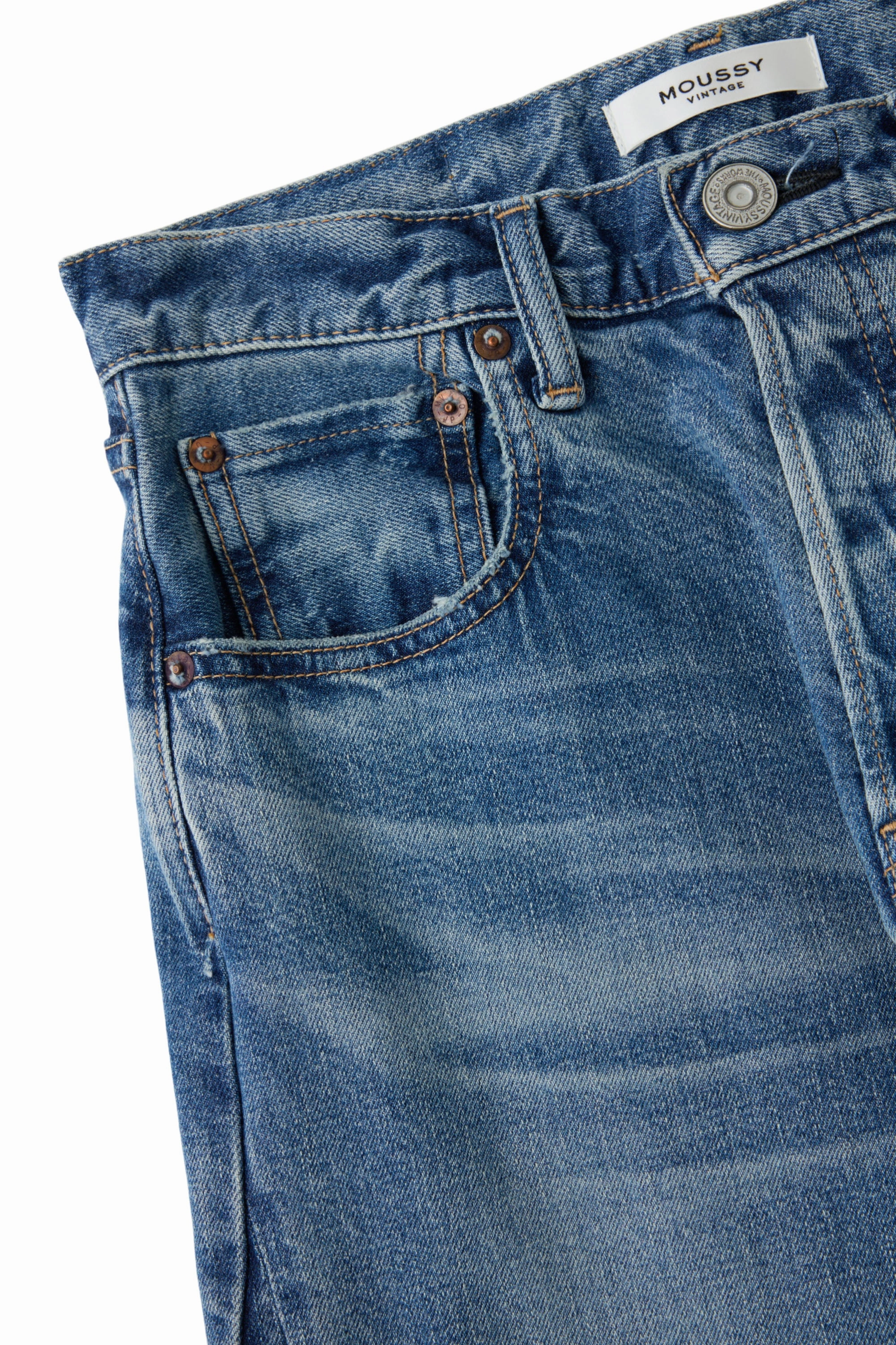 Essential Look Comfortable Outfit Moussy Denim Salisbury Wide Leg Jeans in Blue