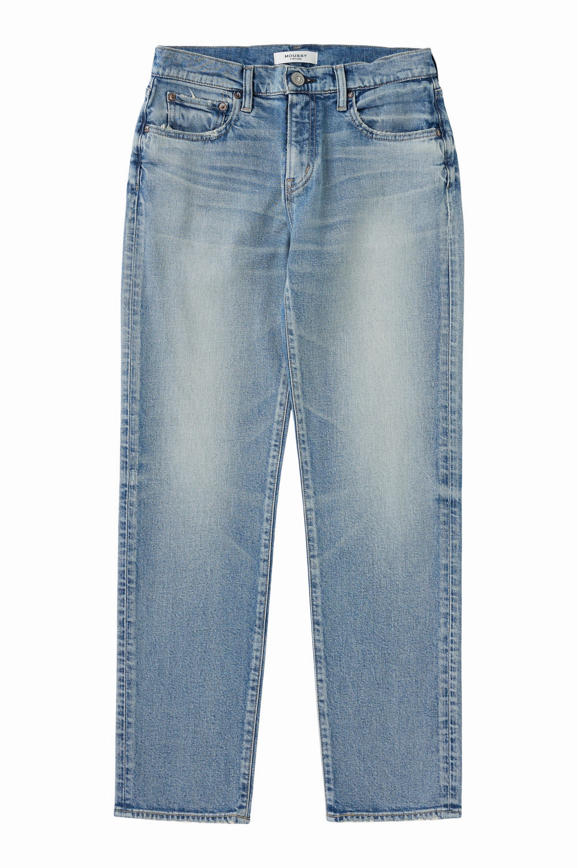 Moussy Denim Selbyville Slim in Light Blue Balanced Look Nature Lover Gym Ready Music Event