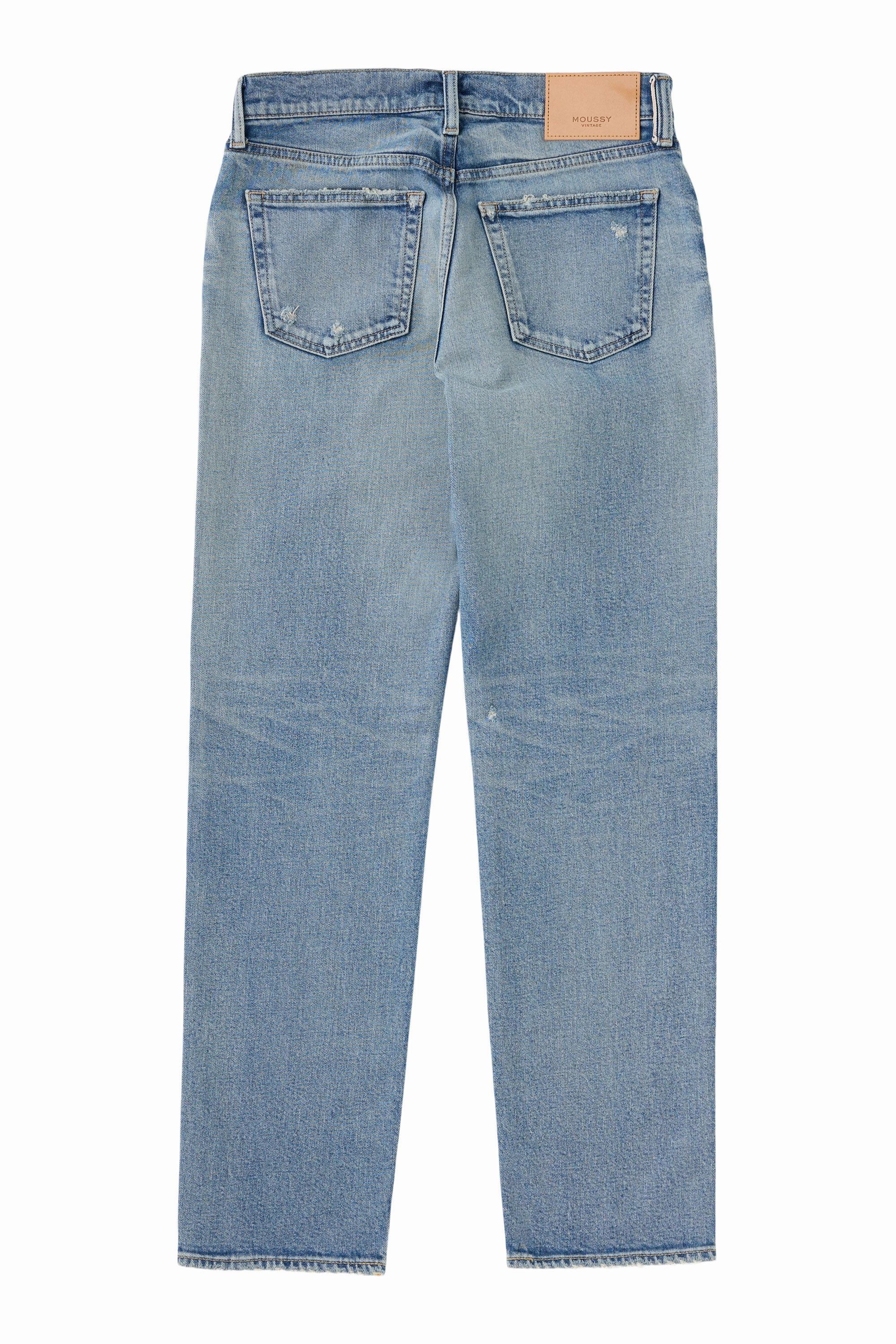 Moussy Denim Selbyville Slim in Light Blue Odor Control Treatment