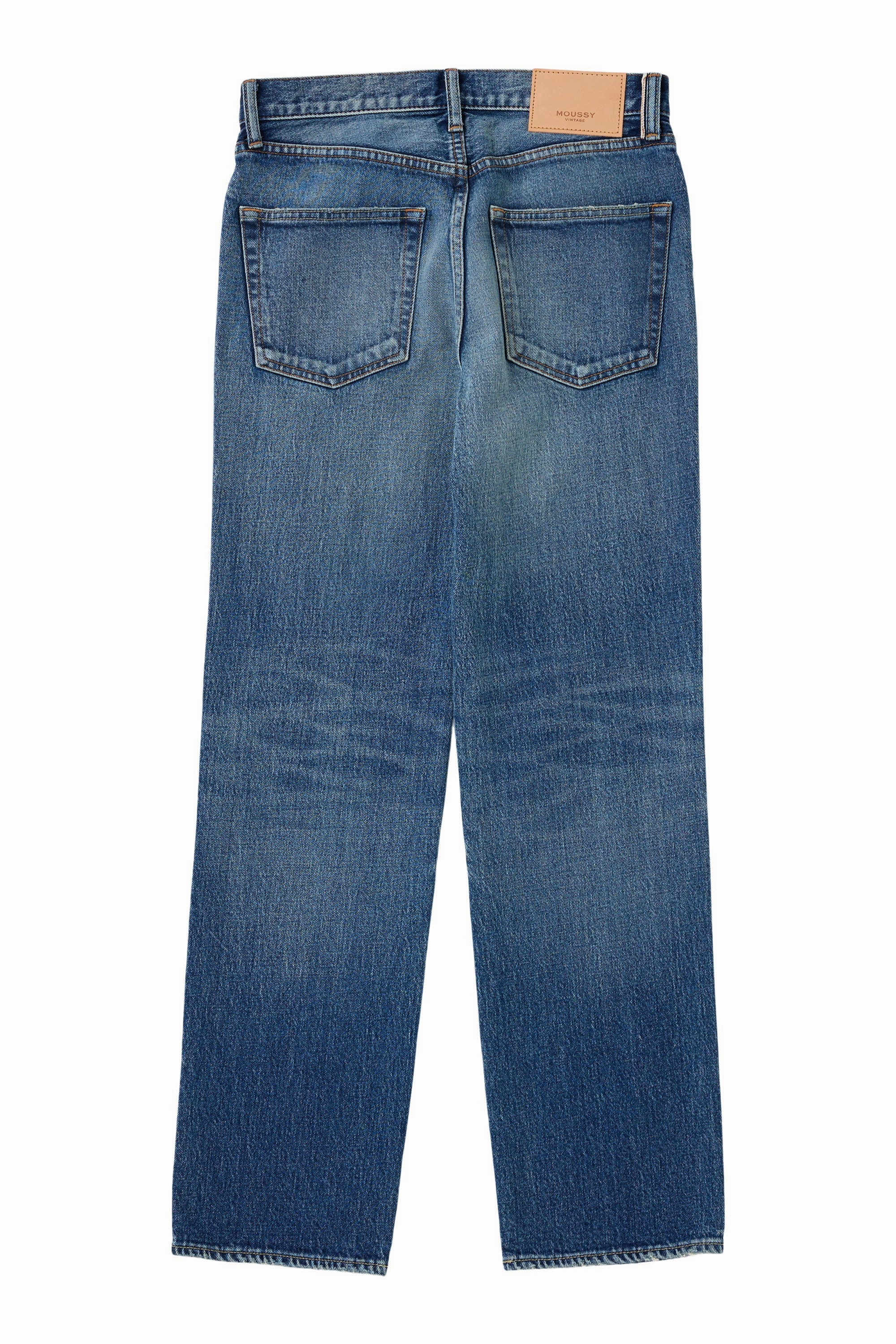 Casual Option Comfortable Tailoring Moussy Denim Woodsburgh Straight in Blue