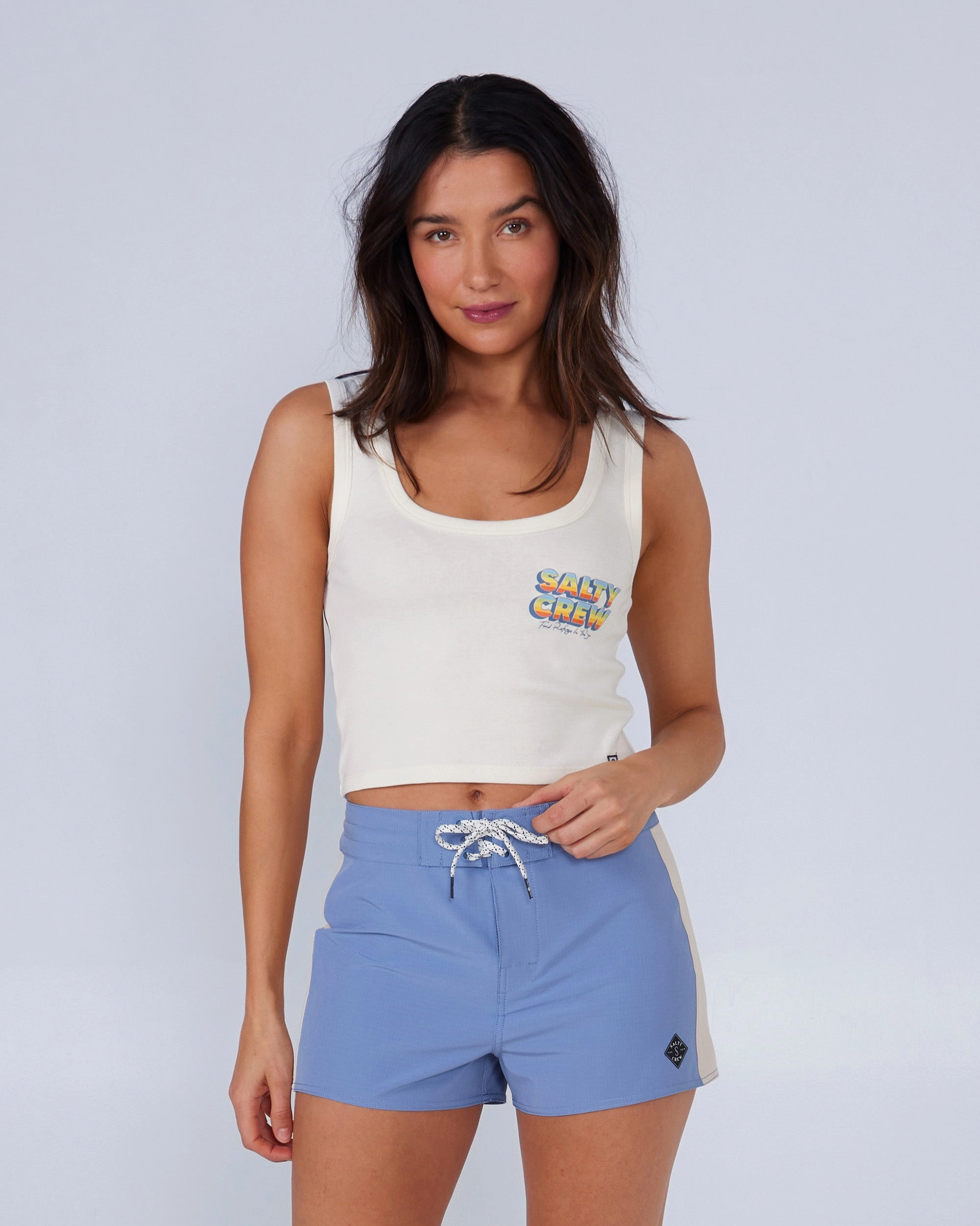 Mountain Summer Time Tank - Bone