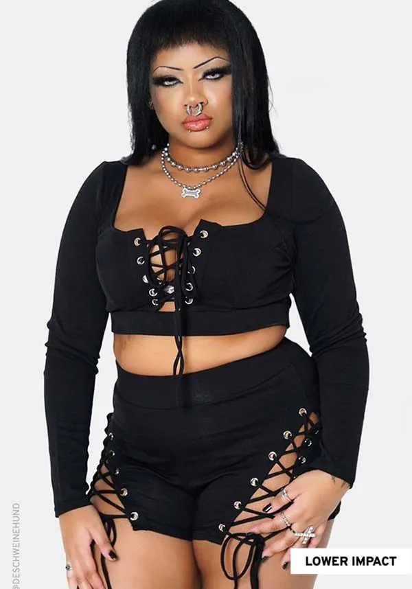 Textured Fabric Finish Alice | LONG SLEEVE TOP