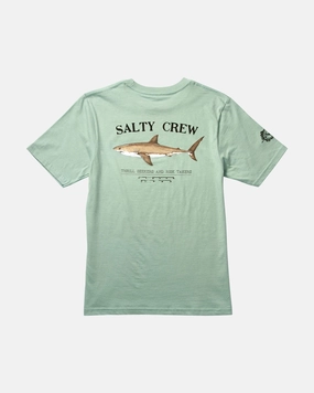 Bruce  S/S Tee Kids - Mackerel BoxyCrop