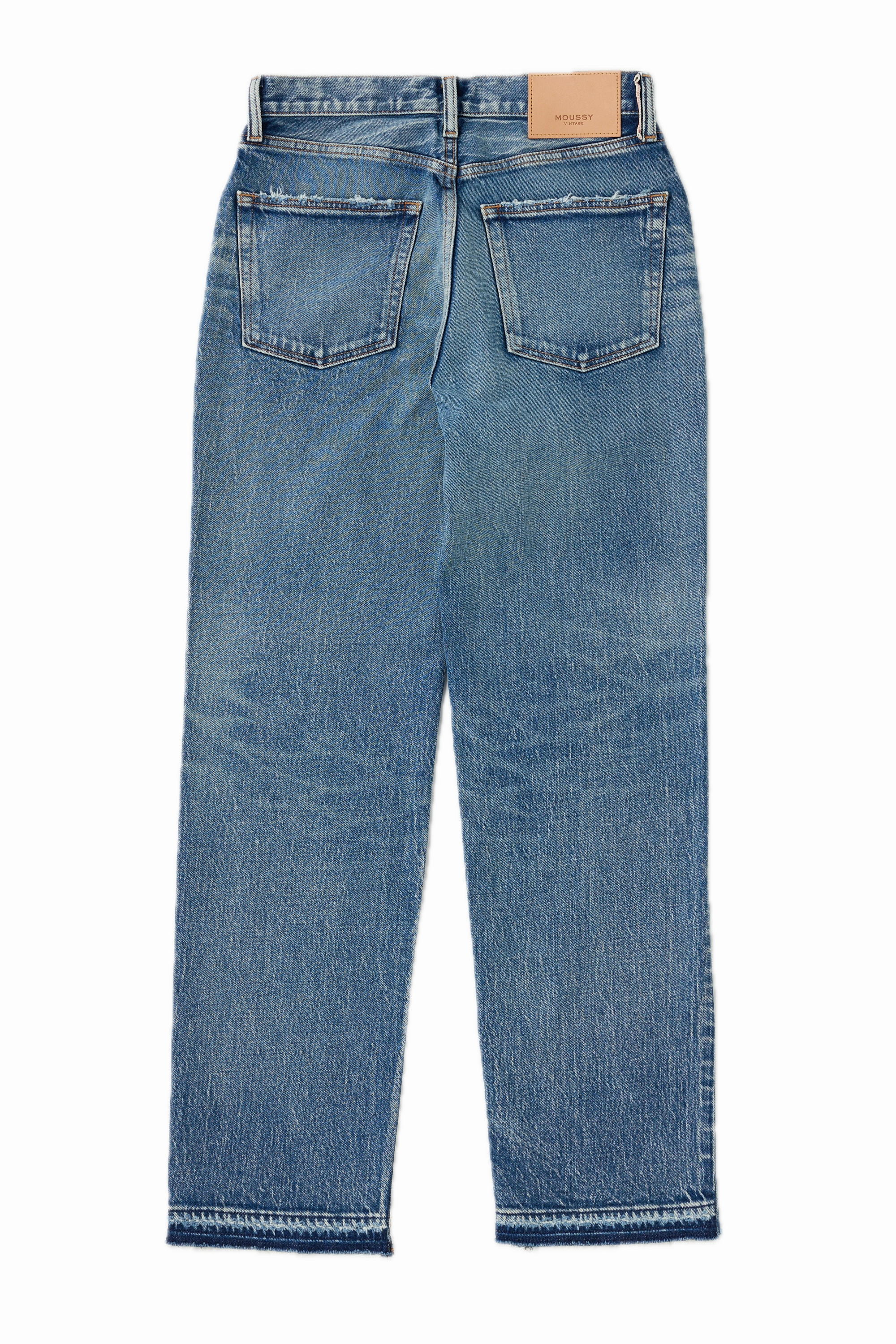 Office Casual Moussy Denim Williamsville Straight in Blue