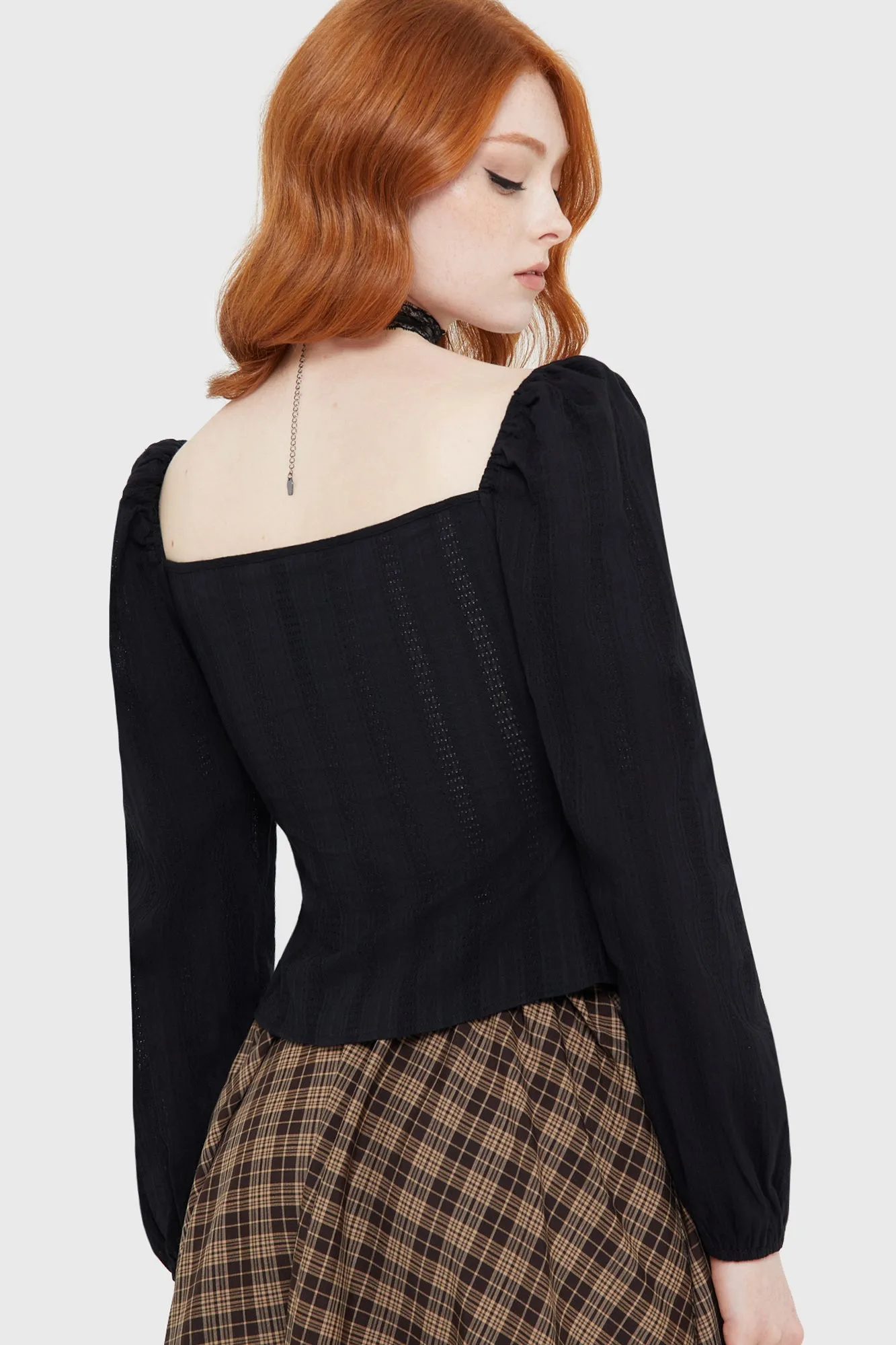 Non Irritating Label FlexibleWaistband Nightwood Top