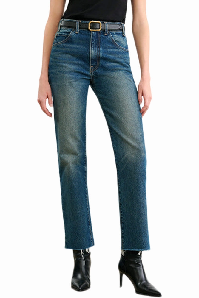 Nili Lotan Calla Jeans in Simon Wash Fit And Easy