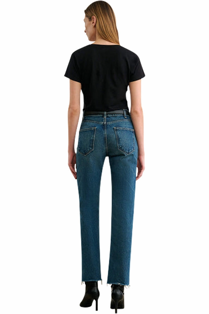 Nili Lotan Calla Jeans in Simon Wash Student Outfit Work Ready Reliable Basic
