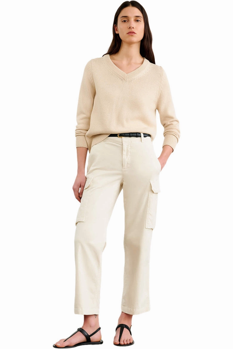 Nili Lotan Priya Sweater in Ecru Warm and Cozy