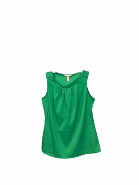 Top Sleeveless By Banana Republic In Green, Size: Xs ReinforcedHems