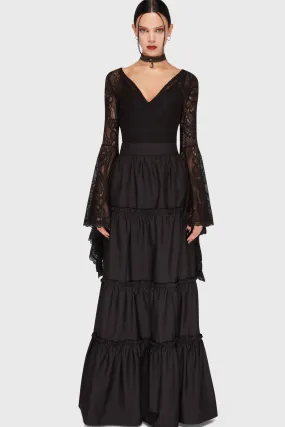 DoubleLayeredShoulders PuckerFree Surface Fatal Attraction Bodysuit [B]