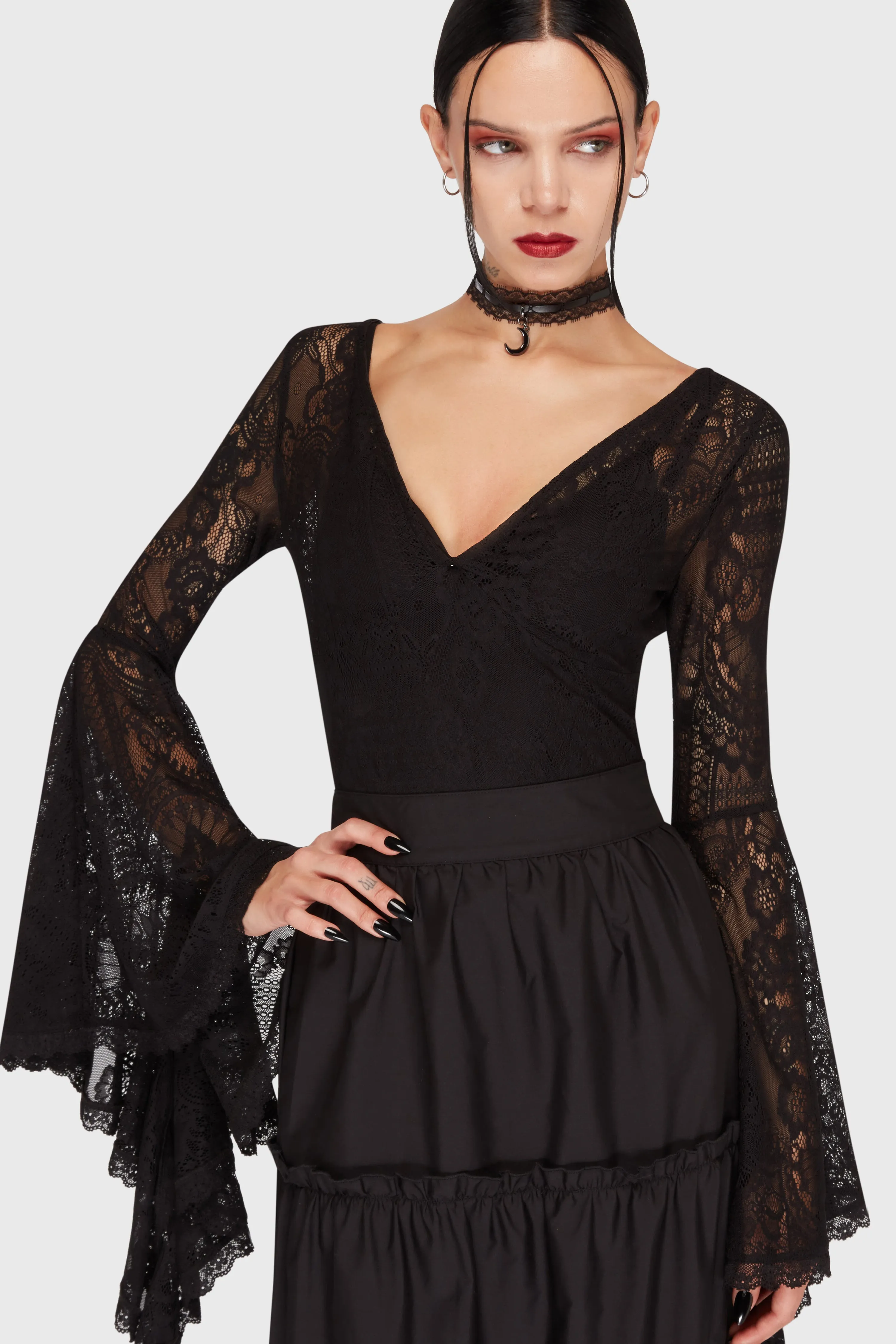 Fatal Attraction Bodysuit [B] ConvertibleCollarSystem