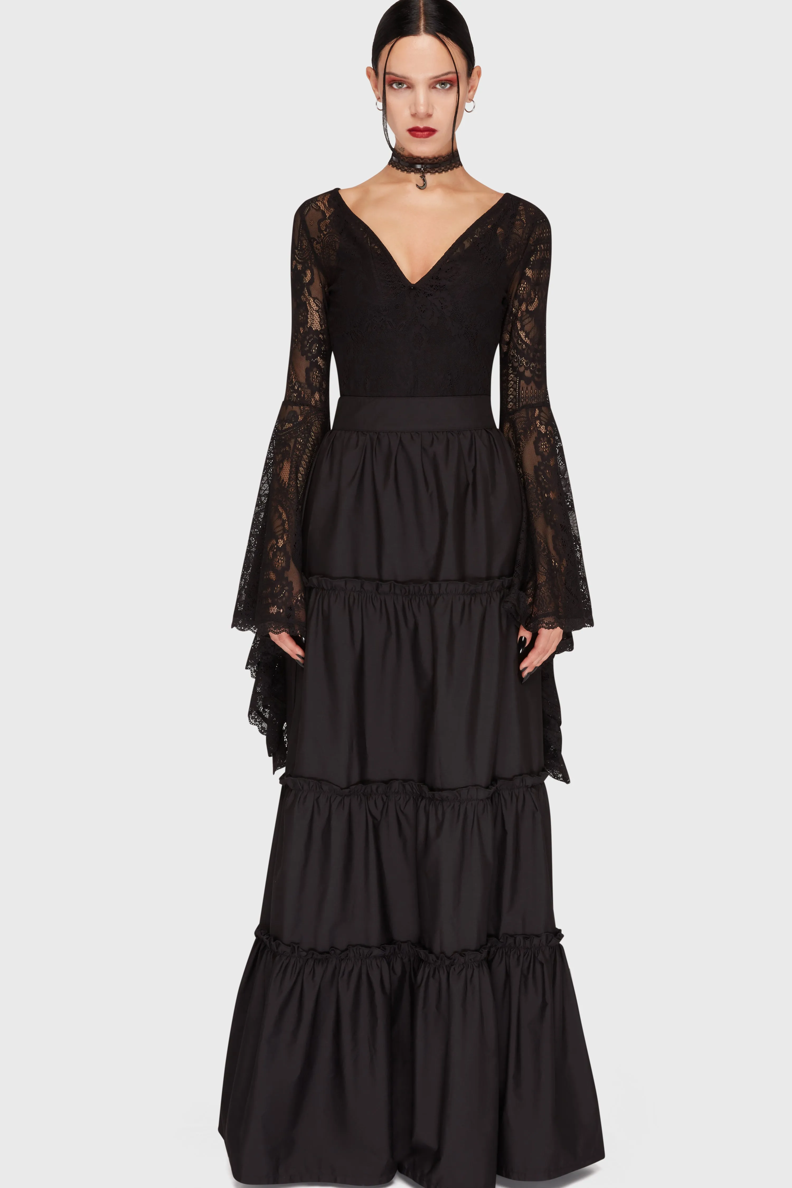 DoubleLayeredShoulders PuckerFree Surface Fatal Attraction Bodysuit [B]