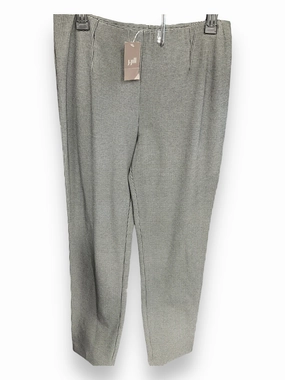 Pants Leggings By J. Jill In Black & White, Size: M Sharp Cut Minimalist Style