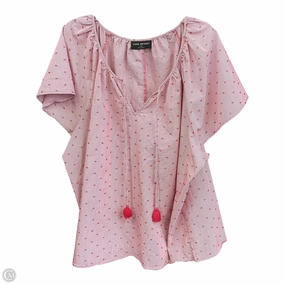 Zoom Proper OdorControlClothing Top Short Sleeve By Lane Bryant In Striped Pattern, Size: 4x