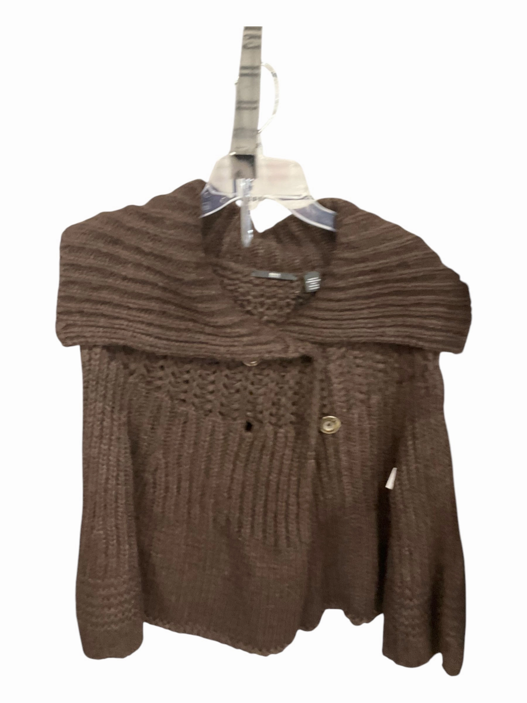 Soft Core Breath Skin Sweater Cardigan By Hugo Boss In Brown, Size: L