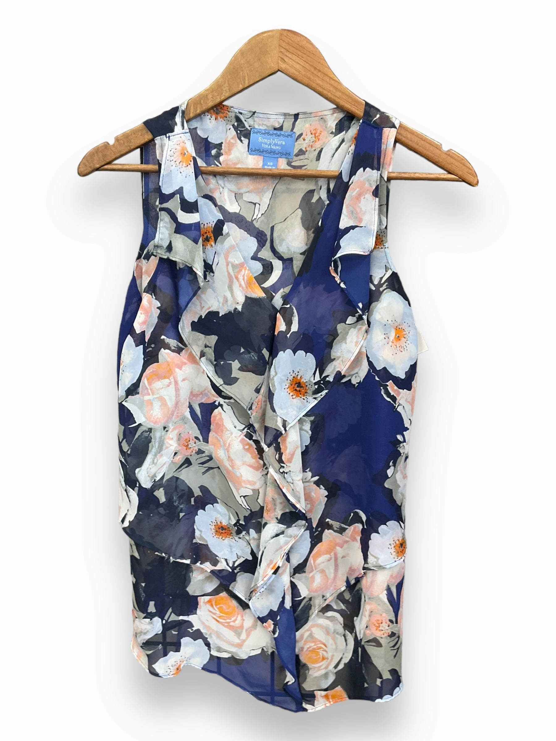 LowProfile Design Accessory Fashion Blouse Sleeveless By Vera Wang  Size: Xs