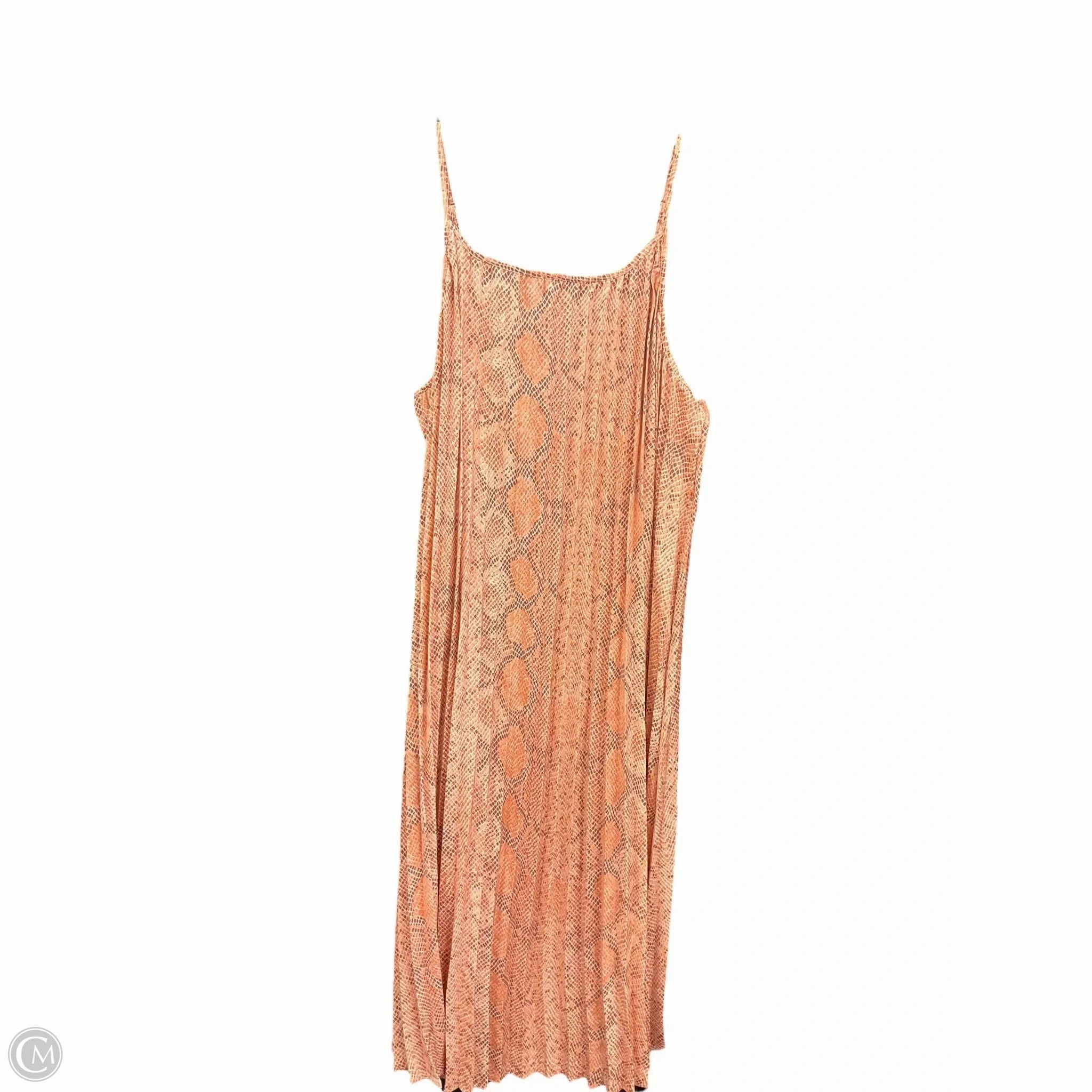 Dress Casual Maxi By Ava & Viv In Orange, Size: 2x Conscious Fashion