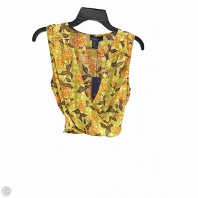 Top Sleeveless By Rachel Roy In Floral Print, Size: S Rain Proof