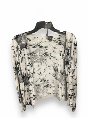 OdorResistant Coating Cardigan By Talbots In Grey, Size: M