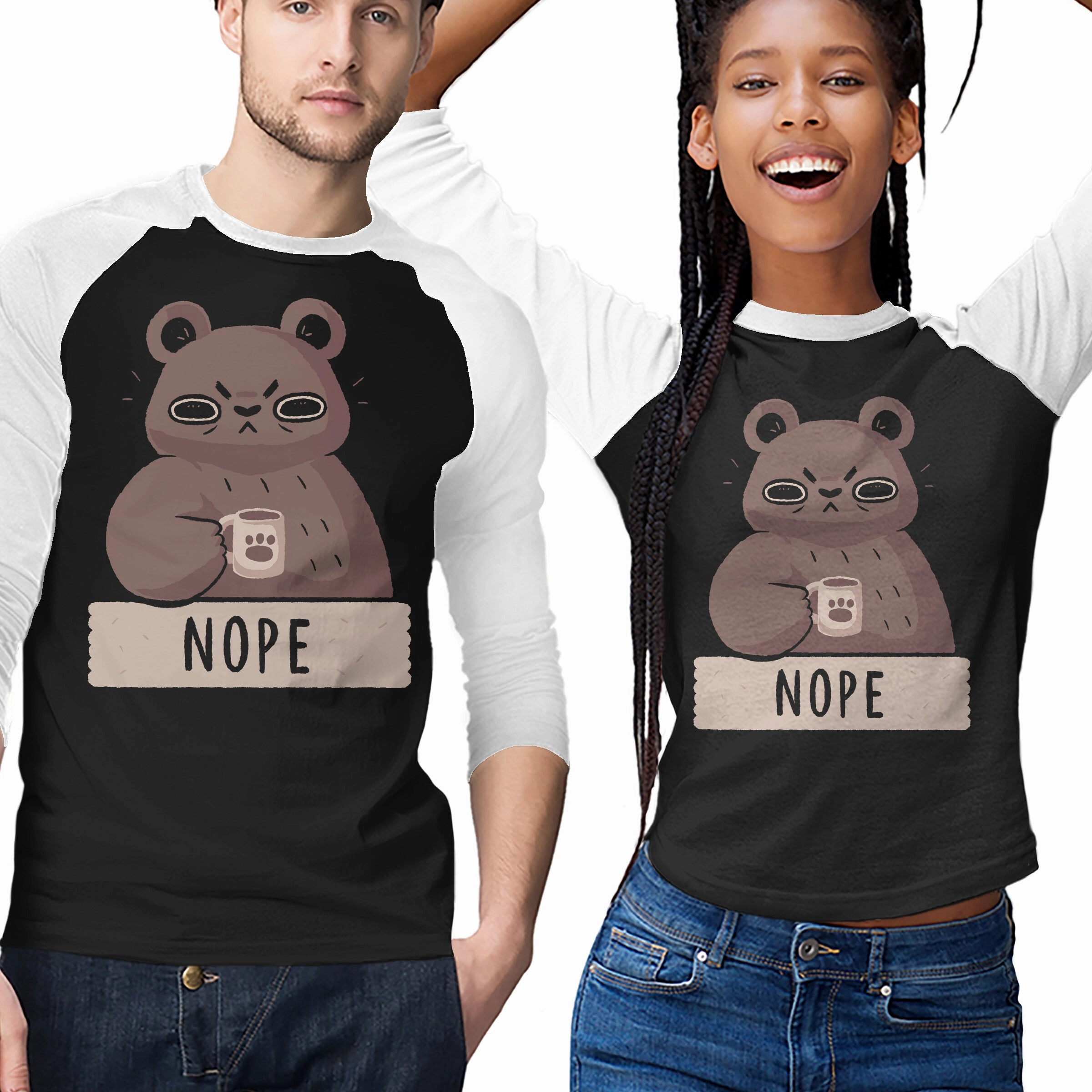 Nope Bear Casual Design