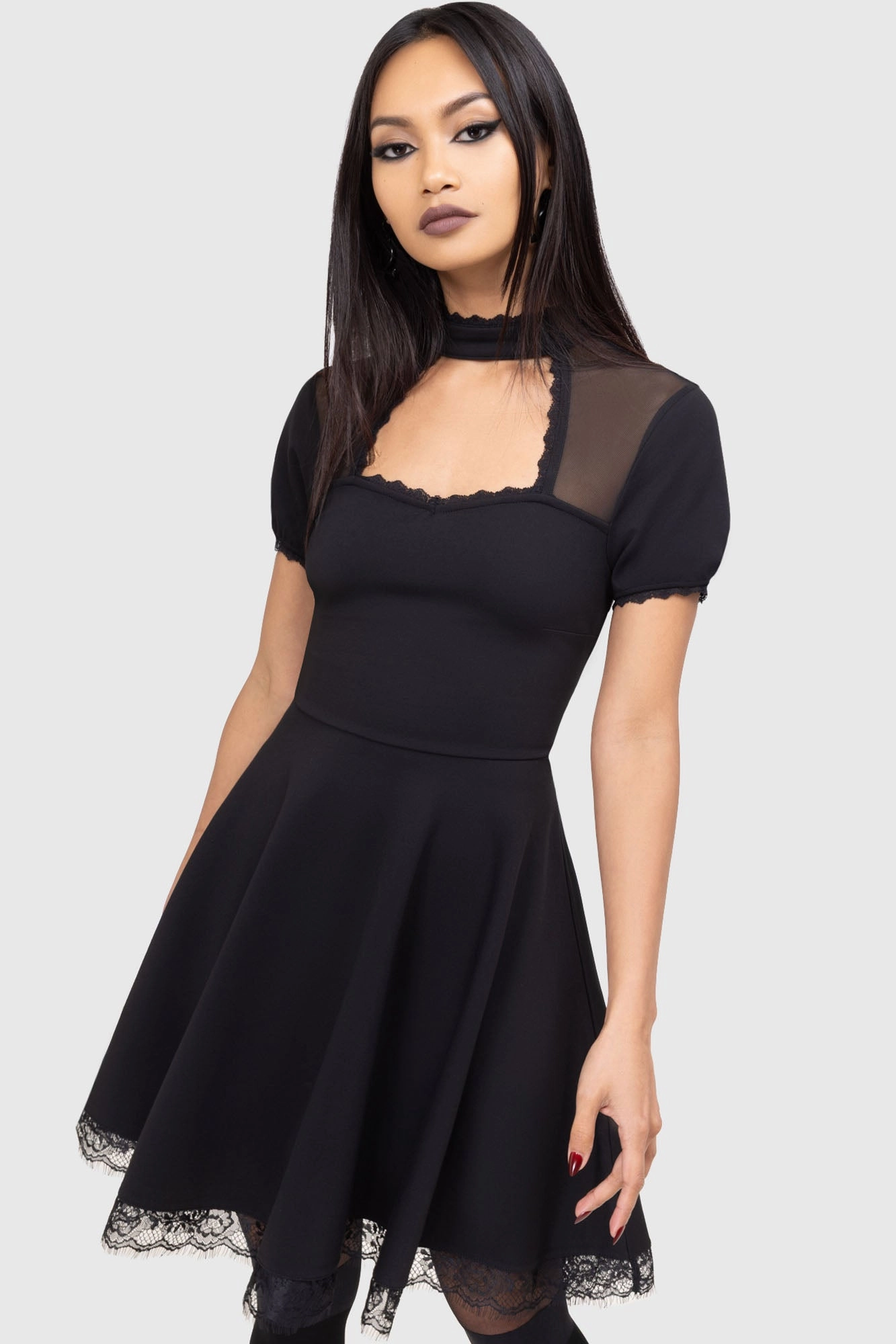 Draculana Skater Dress [B] Magic Day Night wear