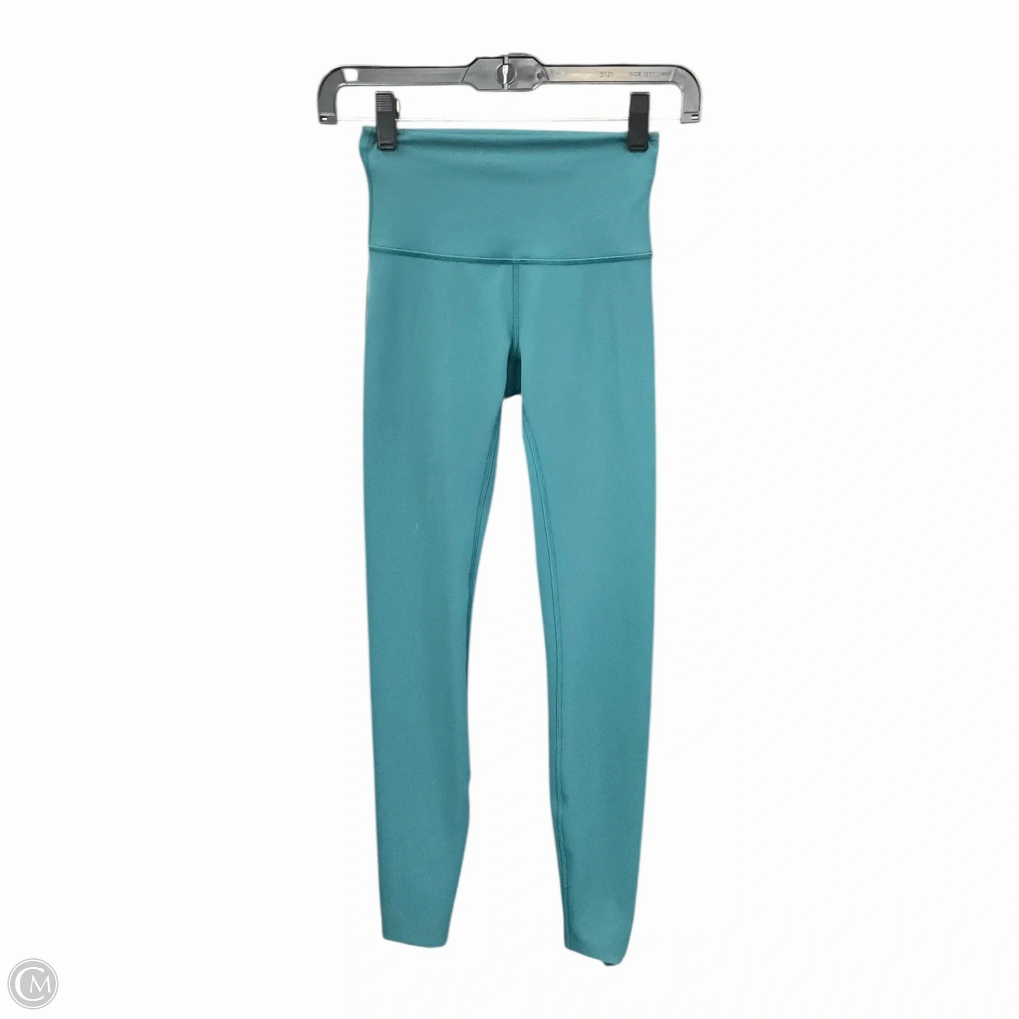 Antistatic Athletic Leggings By Lululemon In Teal, Size: 2