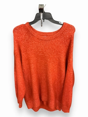 Zoom Proper Sweater By Old Navy In Orange, Size: Xl