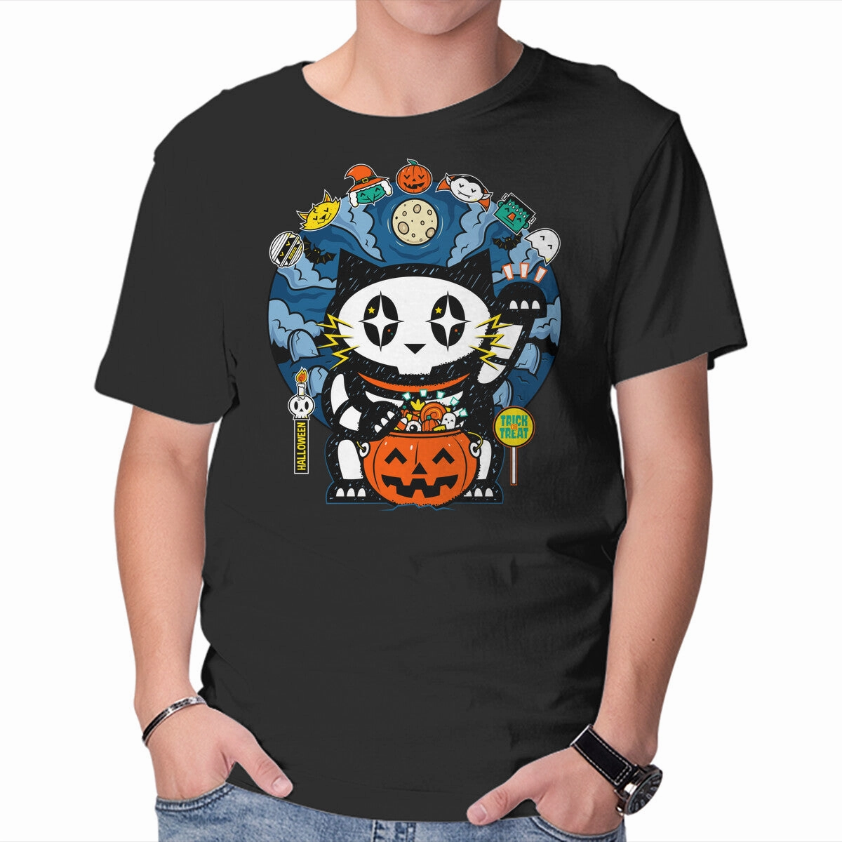 Halloween Doodle Comfy Flex Soft Material