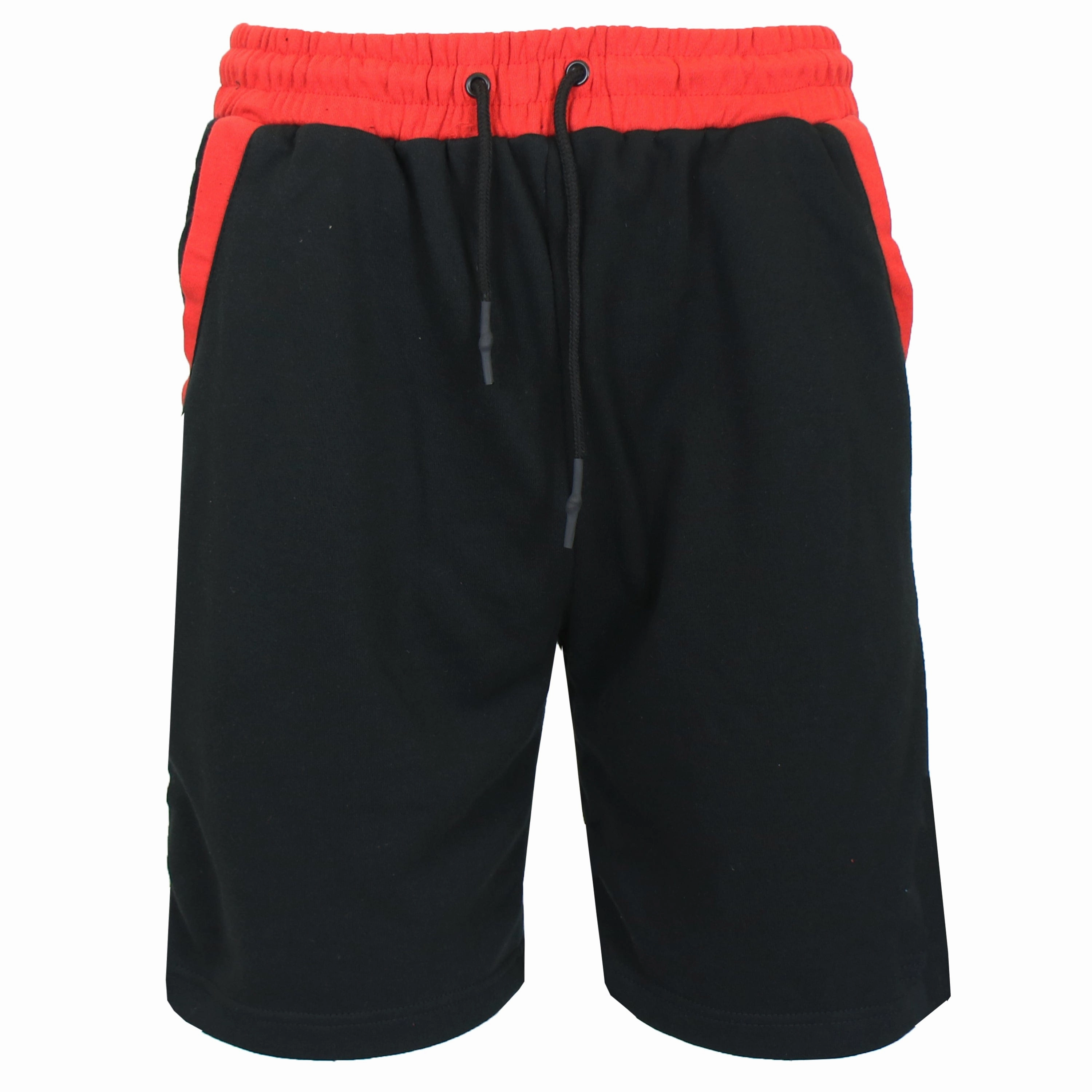 Comfy Fit Sporty Look Men's French Terry Sweat Shorts With Contrast Trim