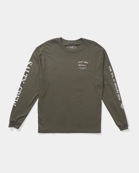 Bruce L/S Tee - Dusty Olive Casual Chic Premium Comfort