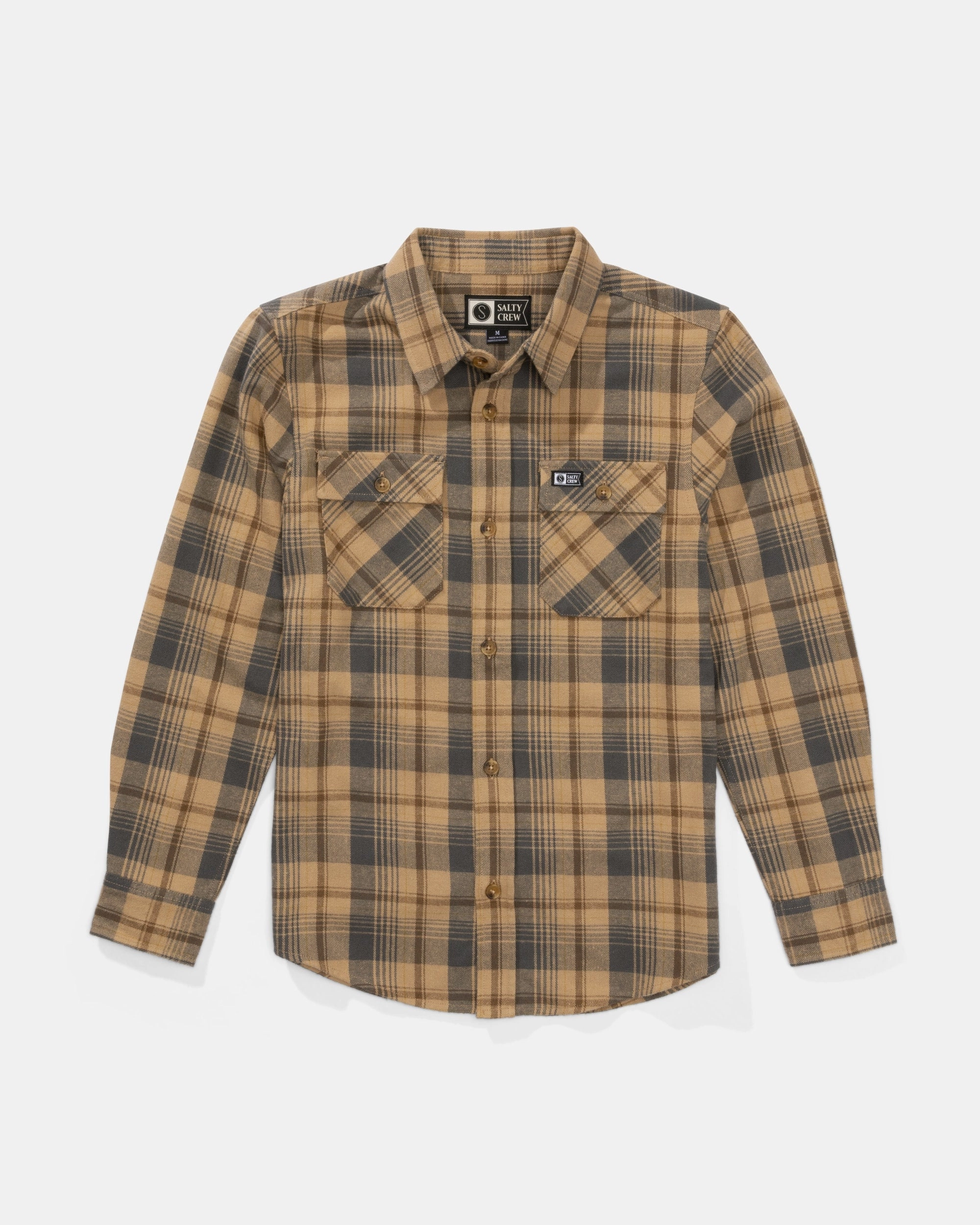 Flex Fit Collar Daybreak  Flannel Kids - Khaki