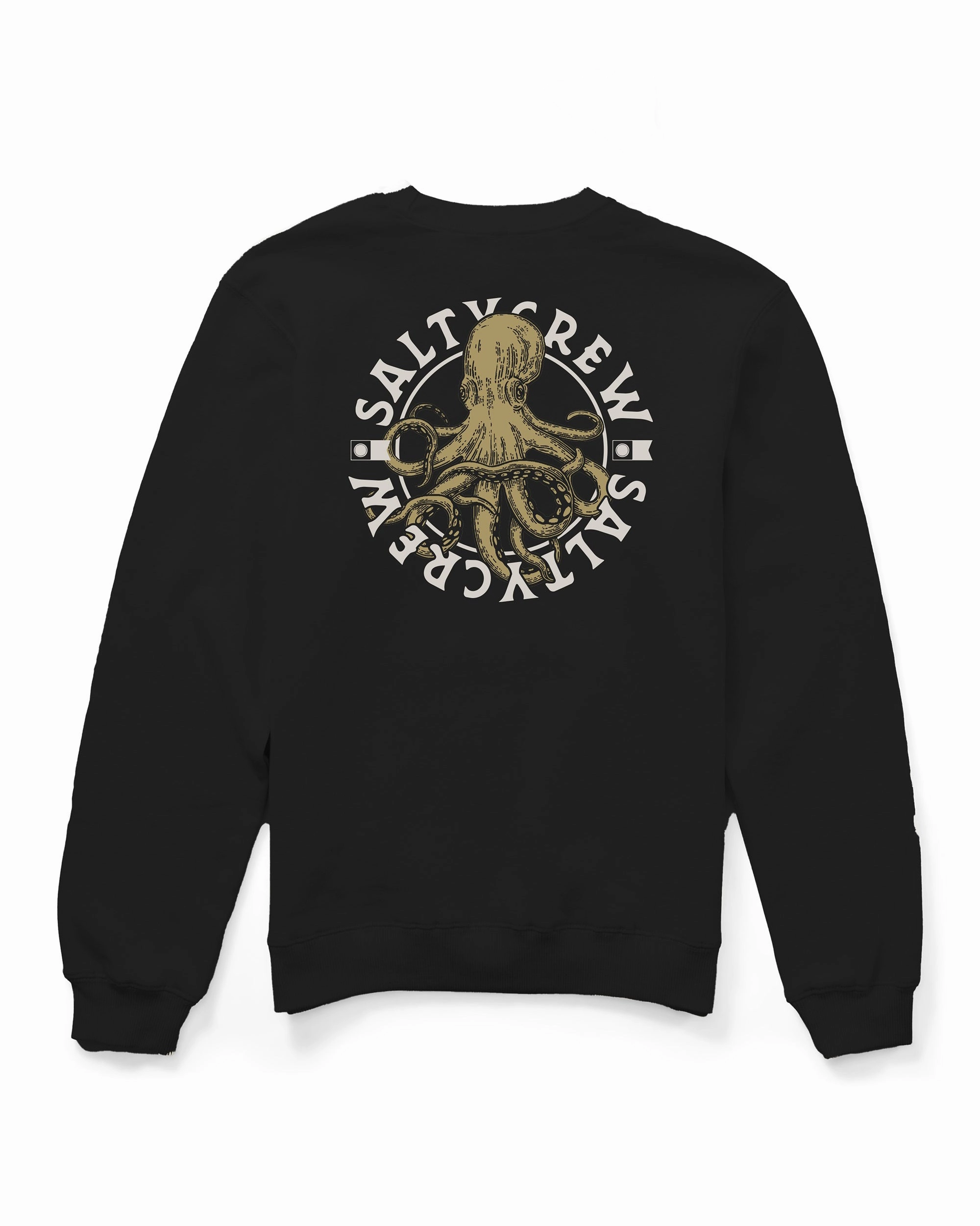 Bear like Tentacles  Crew Fleece Kids - Black
