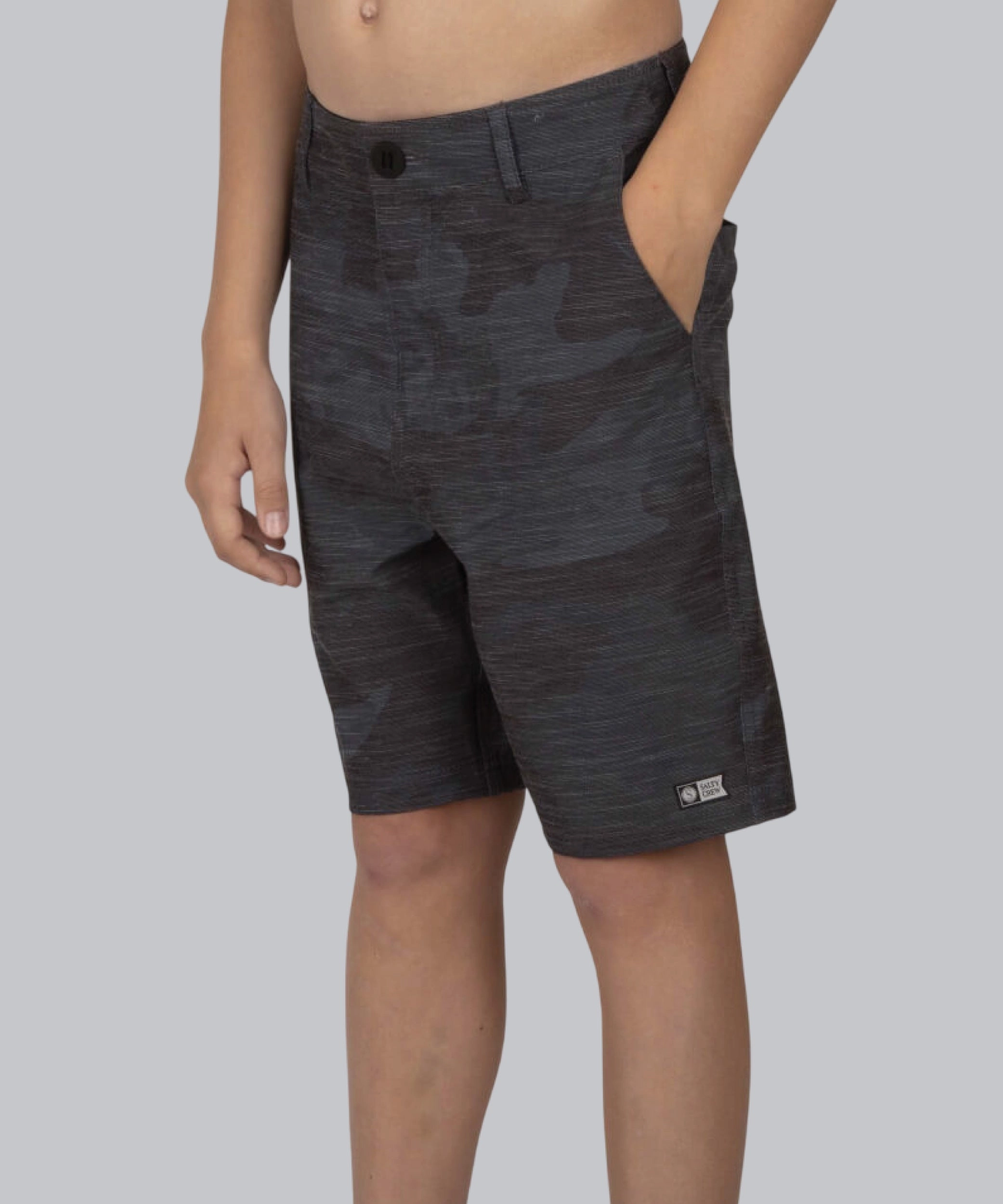 Drifter 2  Utility Short Kids - Black Camo Beachwear Personalized